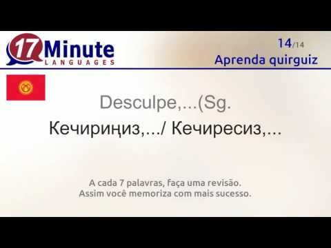 Aprender quirguiz (vídeo-aula