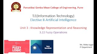 3.22 Fuzzy Operations | Fuzzy Logic | Artificial Intelligence
