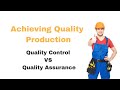 Igcse business studies  achieving quality production  quality control vs quality assurance