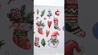 Add a festive touch to your planning with my Merry Christmas decorative stickers. StickersByAshleyK🎄