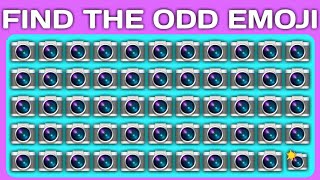 can you FIND THE ODD EMOJI 📷📸(emoji quiz)