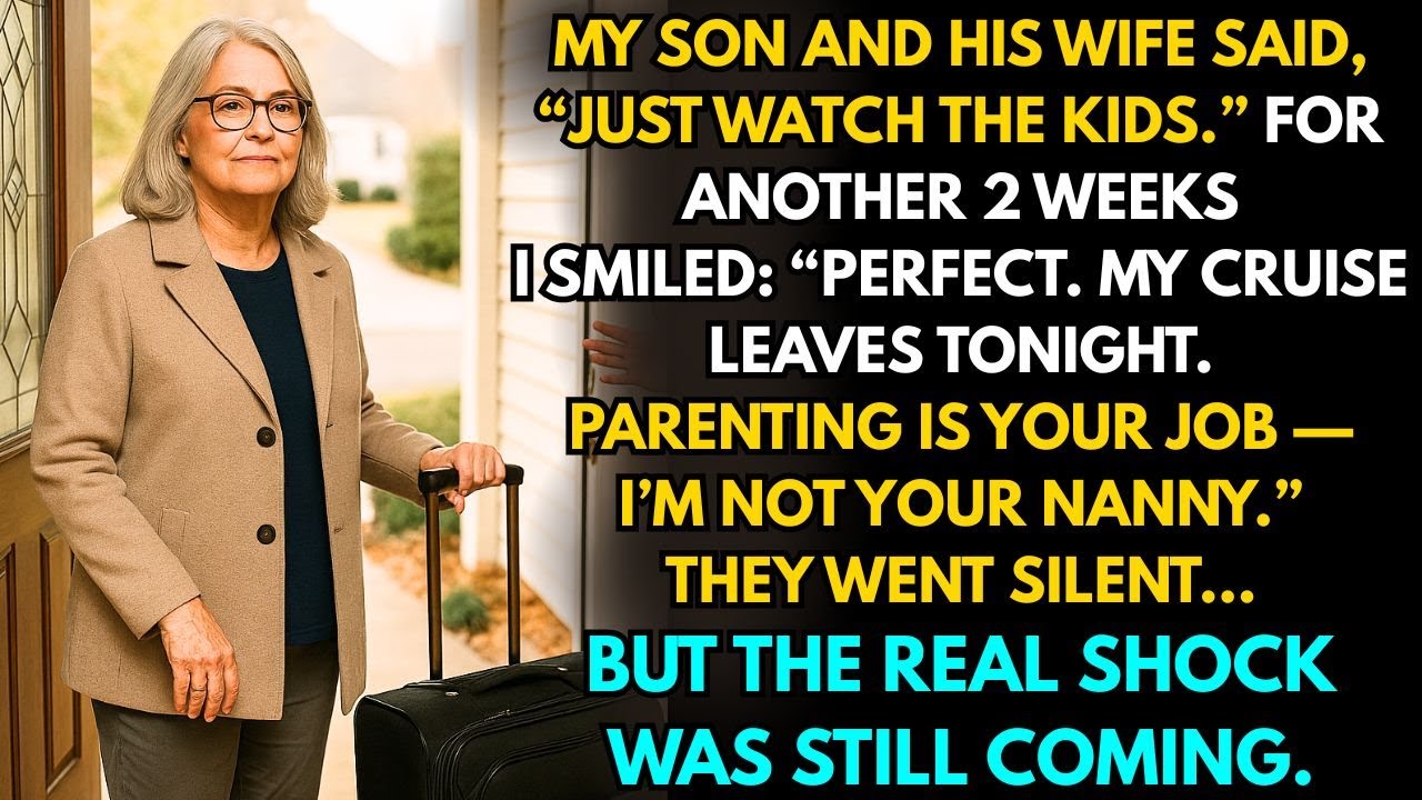 My Son and His Wife Expect Me to Babysit All Christmas Break? Perfect—My Flight for a Two-Weeks....