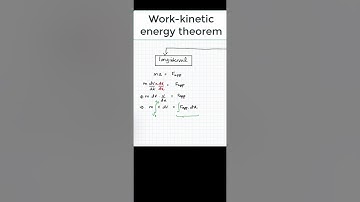 Derive Work-kinetic-energy theorem from Newton