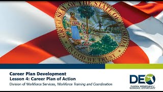 Career Plan Development: Lesson 4 - Career Plan of Action