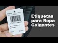 Etiquetas para ropa colgantes de cartoncillo. ¿Qué impresora es mejor y dónde comprar?