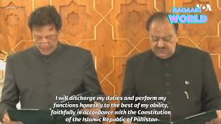 Imran Khan Taking Oath