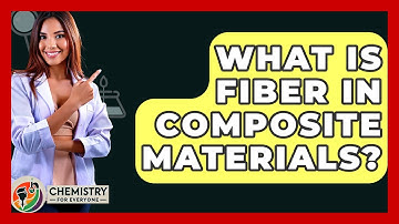 What Is Fiber In Composite Materials? - Chemistry For Everyone