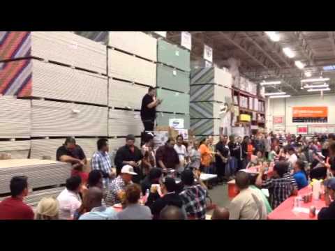 Home Depot 1701 department 38 freight team - YouTube