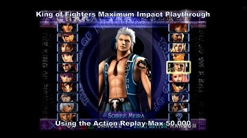 King of Fighters Maximum Impact Soiree Playthrough using the Ps2 Action Replay Max 50,000 :D #Sony