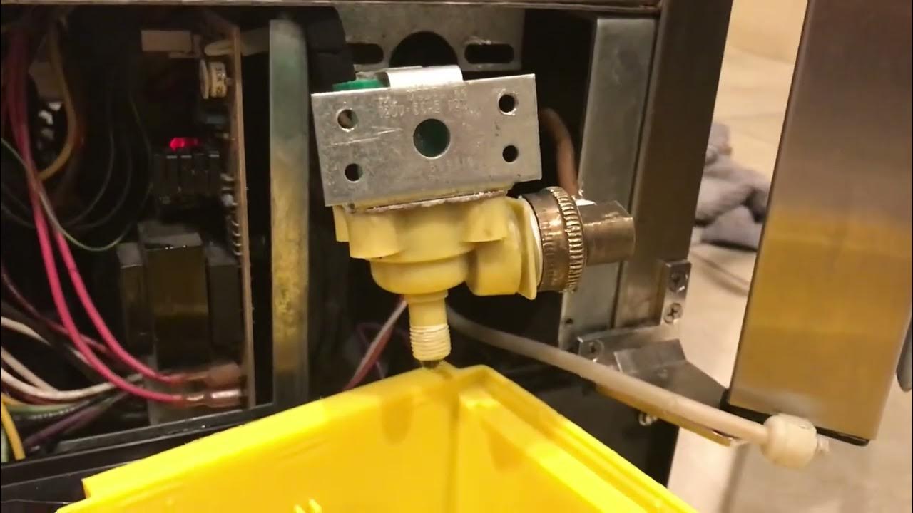 Uline CLR2060 icemaker vid03 Water Valve Solenoid is why it got