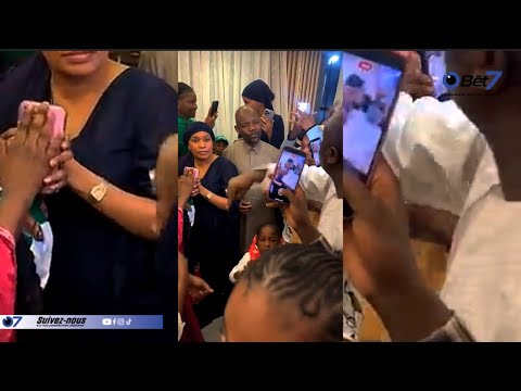 Émouvant Tahirou Sarr avec ses enfants après sa libération #senegal #mackysall #ousmanesonko