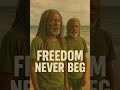 Freedom Never Beg – Roots Reggae Message #shorts