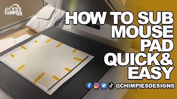 How To Sublimate Mouse Pad Quick And Simple