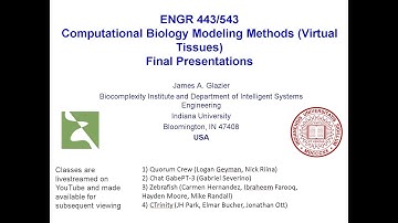 ENG443/543 Multicellular Modeling Student Presentations May 2 2023