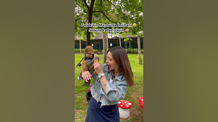 Feride’nin Maymunla İmtihanı😅 Sonuna Kadar İzleyin 🙉 @ozdincferide