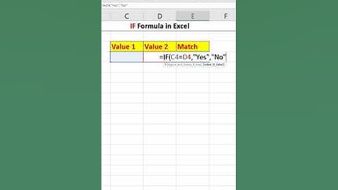 Excel formula - IF Formula for job interview in hindi #excel #exceltutorial #viral #shorts #msexcel