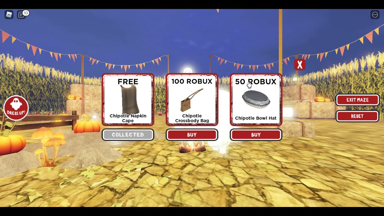 How To Beat The Maze And Get Chipotle Napkin Cape In Roblox Chipotle