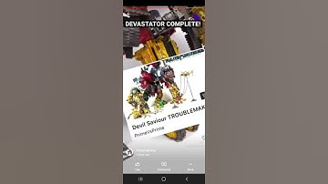Third Party Devil Saviour Troublemaker Transformers Devastator Masterpiece video
