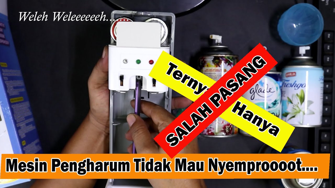 Mesin Parfum Otomatis Tidak Mau Nyemprot Ini Solusinya - Youtube