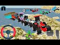 Indian truck stuck in sea and tractors rescue the truck from sea