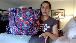 Vera Bradley Bag of the Day: Carson North South Tote in Dragon Fruit Floral vs. Some Other Totes