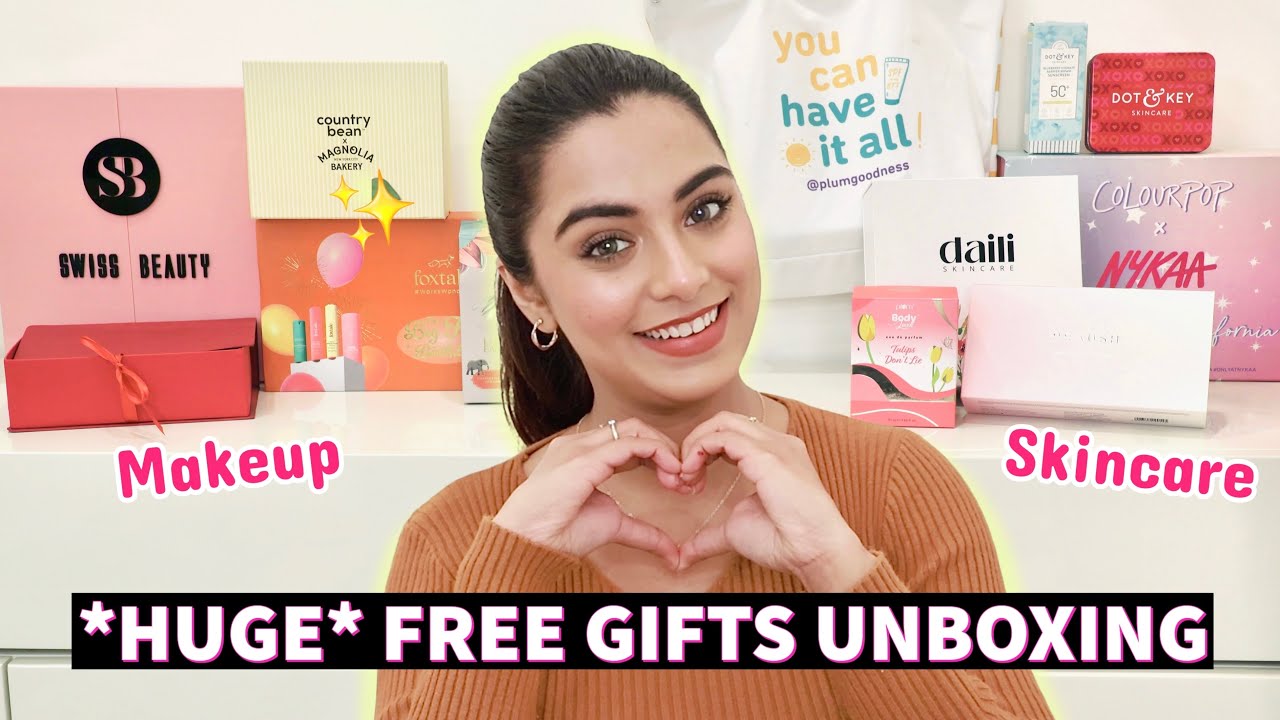 Unboxing All The *FREE GIFTS* That Brands Sent Me 🎁😍 HUGE PR HAUL