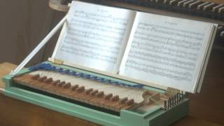 Octave travel clavichord (68 cm). Dublin Virginal Manuscript. Nicolas Zannin