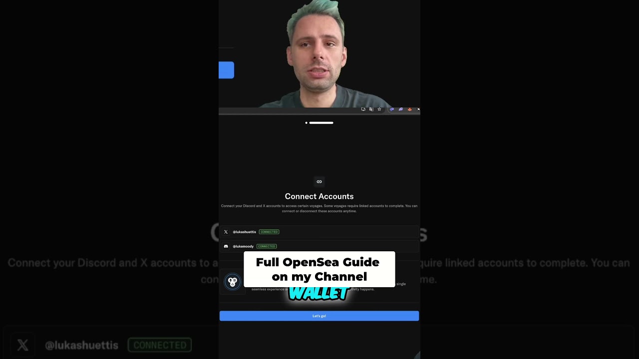 OpenSea Airdrop: Connect Discord, X & EVM for Voyage Rewards (XP & then  $SEA)! - YouTube