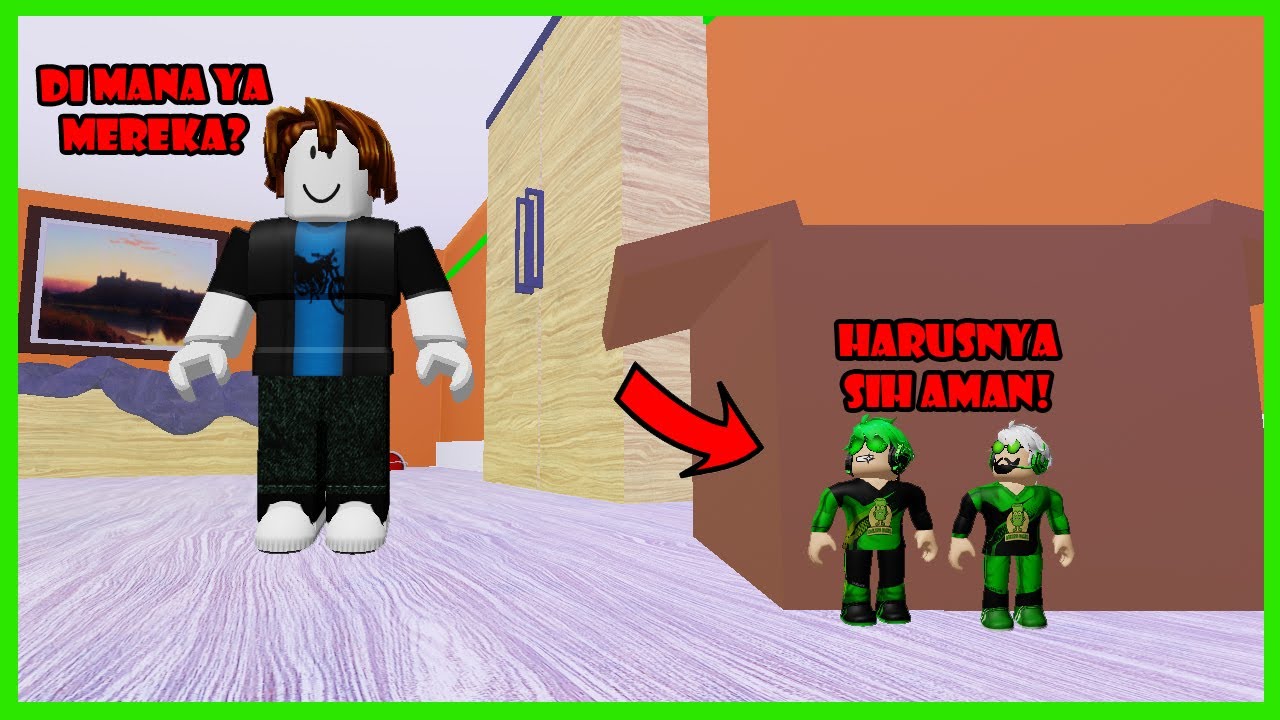 Darlung & Wak Darlung Berubah Jadi Karakter Terkecil Saat Petak Umpet Di Roblox