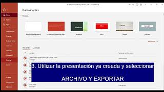 Tutorial Proyecto FINAL Como CREAR VIDEO CON POWER POINT. INVI Proyecto FINAL