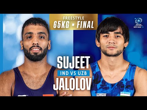 Sujeet SUJEET IND Vs Umidjon JALOLOV UZB U23 WORLD CHAMPIONSHIPS 2025 Gold Medal FS 65Kg