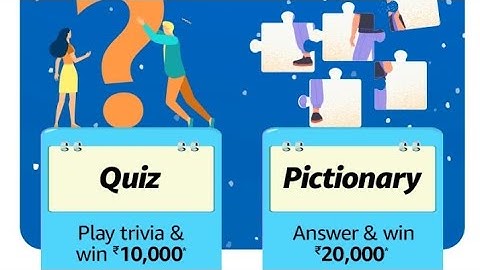 Amazon Pictionary Quiz | Winter Edition | December 2022 | Rs.20000 | Today Answer Amazon Pay Balance