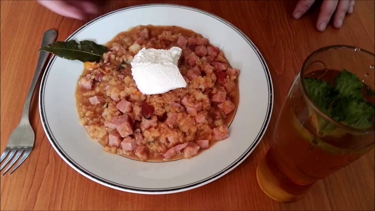 Linte Rosie Cu Afumatura Red Lentils With Smoked Meat Youtube