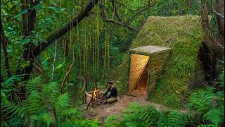 She Built a Hidden Grass Roof House Deep in the Jungle and Lives Off Grid Alone! 😱