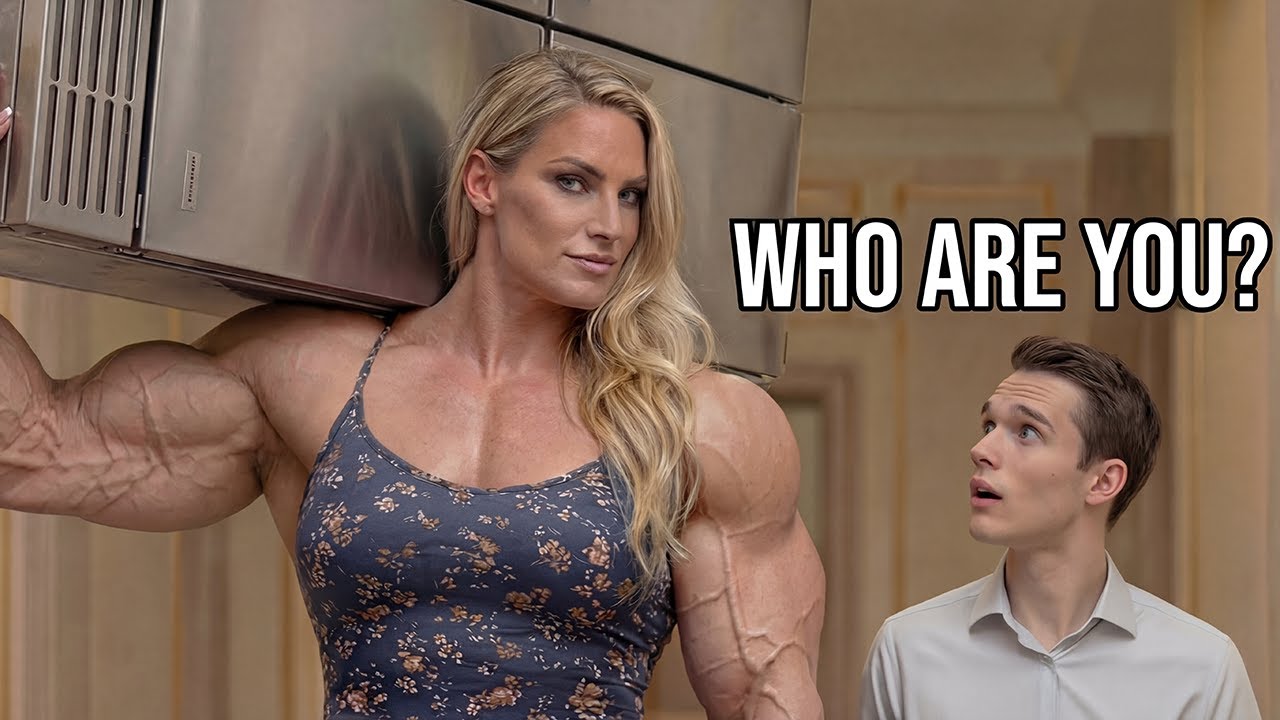 [MINI STORY] Female Bodybuilder in the Hallway | Suspicion or Kindness?
