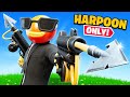 The HARPOON *ONLY* CHALLENGE in Fortnite! (CRAZY)