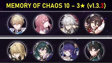 MoC 10 v1.3.3 - E0S1 Jing Yuan and E0S0 Dan Heng • Imbibitor Lunae (Honkai: Star Rail)