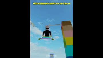 Free Flying Rainbow Carpet in Tower Roblox 😍 #roblox #fyp
