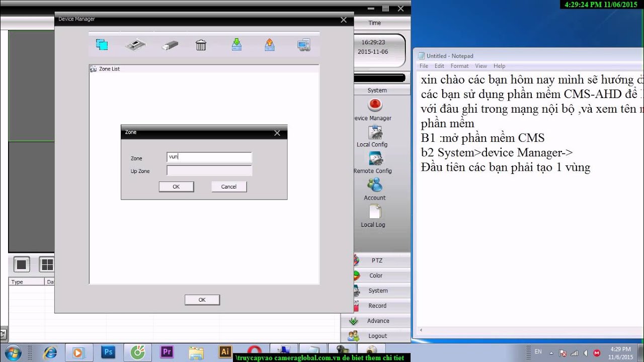 Hướng dẫn sử dụng phần mềm CMS trên máy tính - YouTube