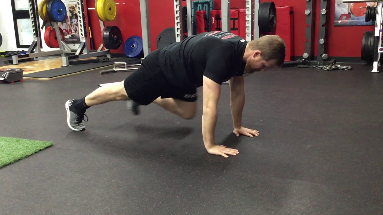 Push Up Plank + Alternating Mountain Climber - YouTube