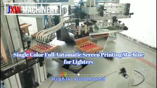 High Speed Single Color Full Automatic Screen Printing Machine for Lighters