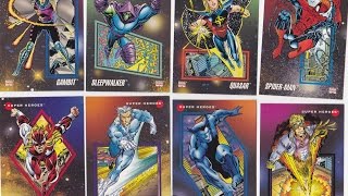 1992 Marvel Universe Series 3 Trading Card Set with Holograms - X-Men Spiderman Iron Man & more