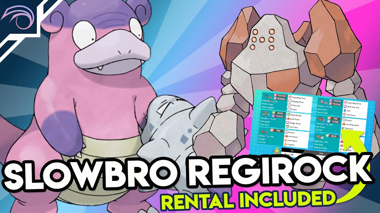 SERIES 9 GALARIAN SLOWBRO REGIROCK TEAM VGC 2021 Competitive Pokemon Sword and Shield