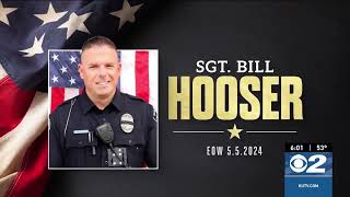 Police, community accompany Sgt. Bill Hooser's casket back to Santaquin, Utah