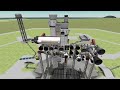 42 subscriber special ( firing all stock ksp engine at once!!!!)  Waterfall mod