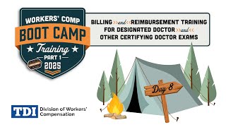 2025 DWC Boot Camp Part 1 Day 8: Billing/Reimbursement Training for DD and Other CD Exams