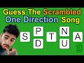 Guess The One Direction Song Name | SCRAMBLED LETTER CHALLENGE | 25 Scrambled Song Titles
