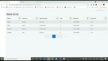 Multi Column Sorting and Filtering in ASP.net MVC Core using Non Factor Grid