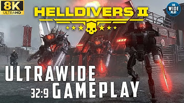 Helldivers 2 8K Ultrawide – Extraction Gone Wrong (7680x2160 Gameplay)
