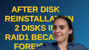 After disk reinstallation 2 disks in RAID1 became foreign // PowerEdge r720